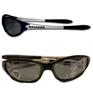 Las Vegas Raiders NFL Sleek Wrap Sunglasses -UV 400 Protection- Kids - Picture 1 of 3