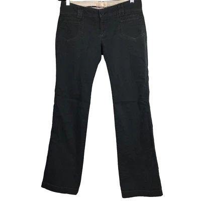 Old Navy Dark Gray Mid-Rise Stretch Straight Leg Corduroy Pant Women's Size 6 - Image 1 of 4