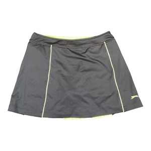 Gonna Slazenger donna piccola nera e gialla golf tasca con cerniera - Foto 1 di 8