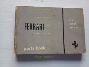 Ferrari 275 - 330 GT - 330 GTC Ersatzteilkatalog REPRINT CARBOOK USA - Bild 1 von 10