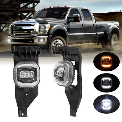 2x LED Fog Lights DOT For Ford F-250 F-350 F-450 F-550 Super Duty 2005 2006 2007 - Image 1 of 4