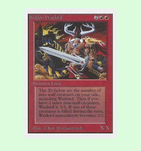 🃏 Magic the Gathering - Unlimited (1993): 1x Keldon Warlord (UC) • nm - Bild 1 von 1