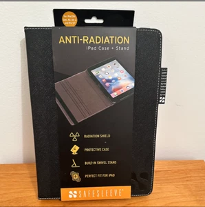 NEW Safe Sleeve Radiation Protection Case for iPad w/ Swivel Stand EMF Blocking - Picture 1 of 6