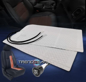 UNIVERSAL HEATED SEAT HEATER PAD KIT +ROUND HI/LOW SWITCH 350Z LS COOPER MONTANA - Picture 1 of 4