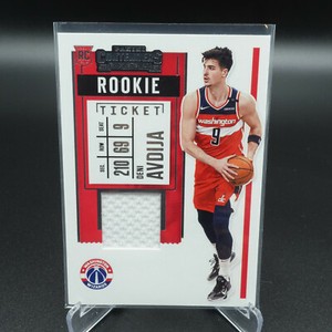 2020-21 PANINI CONTENDERS DENI AVDIJA ROOKIE TICKET SWATCHES CARD NM