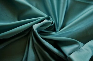 1+ Yard Seafoam Green Shiny Poly-Blend Fabric 66" X 60" Costume - Picture 1 of 2