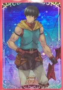 Tarjeta de oblea Arash Fate Grand Order FGO SP 06 Archer Bandai juego japonés - Imagen 1 de 12
