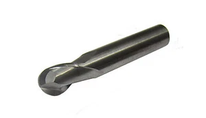 RDG 5MM SOLID CARBIDE MICRO GRAIN 2 FLUTE BALL NOSE SLOT DRILL DIN 844 MILLING - Picture 1 of 3