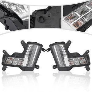 For 2015-2020 Cadillac Escalade ESV Front Bumper LED Fog Lights Lamps LH+RH Pair - Picture 1 of 14