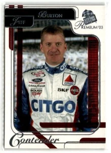 Jeff Burton Roush Racing 2003 Press Pass Premium Red Reflectors #P3 - Picture 1 of 2