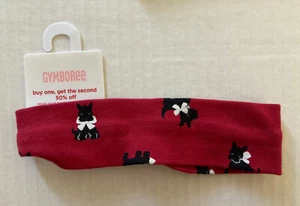 NWT Gymboree Holiday Friend Red Scottie Dog Soft Headband Hair Accessory - Picture 1 of 1