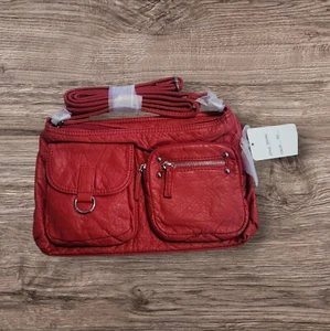 Ampere Creations Tracolla Rossa Morbida Pelle Vegan Nuova - Foto 1 di 2