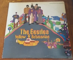 THE BEATLES YELLOW SUBMARINE ORIGINAL APPLE LABEL LP  - Picture 1 of 2