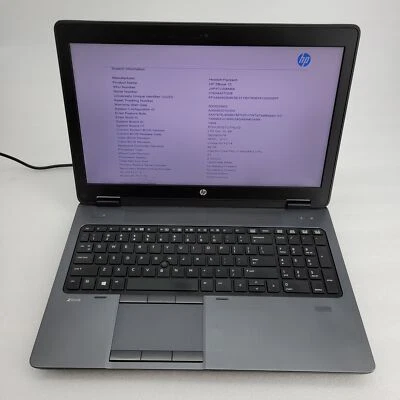 HP ZBOOK 15 Core i7-4800MQ 2.7GHz 16GB RAM 500GB HDD 15.6" - *** ARRANQUE EN BIOS Foto 1 de 4