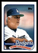 1989 Topps Tom Lasorda #254 Los Angeles Dodgers