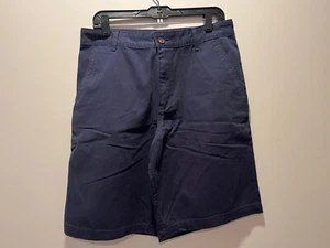 Faded Glory Cotton 4 pocket shorts - size 34 - navy blue - Picture 1 of 4
