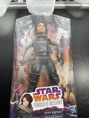 STAR WARS FORCES OF DESTINY "JYN ERSO" ACTION FIGURE (HASBRO) — NEW IN BOX - Image 1 of 4