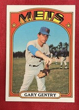 1972 Topps #105 Gary Gentry - New York Mets EX