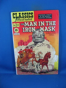 CLASSICS ILLUSTRATED 54 F HRN 93 1948 MASCHERA UOMO CON IL FERRO - Foto 1 di 2