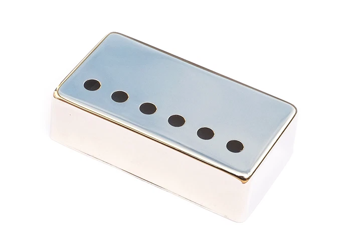 Nickel Silver Humbucker Guitar Pickup Cover • Nickel • 49.2 mm - image 1 of 1