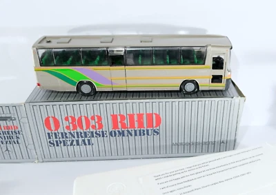 Autobús Conrad 1:40 Mercedes-Benz 420 O 303 RHD | Modelo de autobús fundido a presión en caja raro T1 Foto 1 de 4