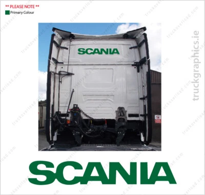 Scania Next Generation, Pegatina, Graphic R/S Series Trasera de cabina, (30)