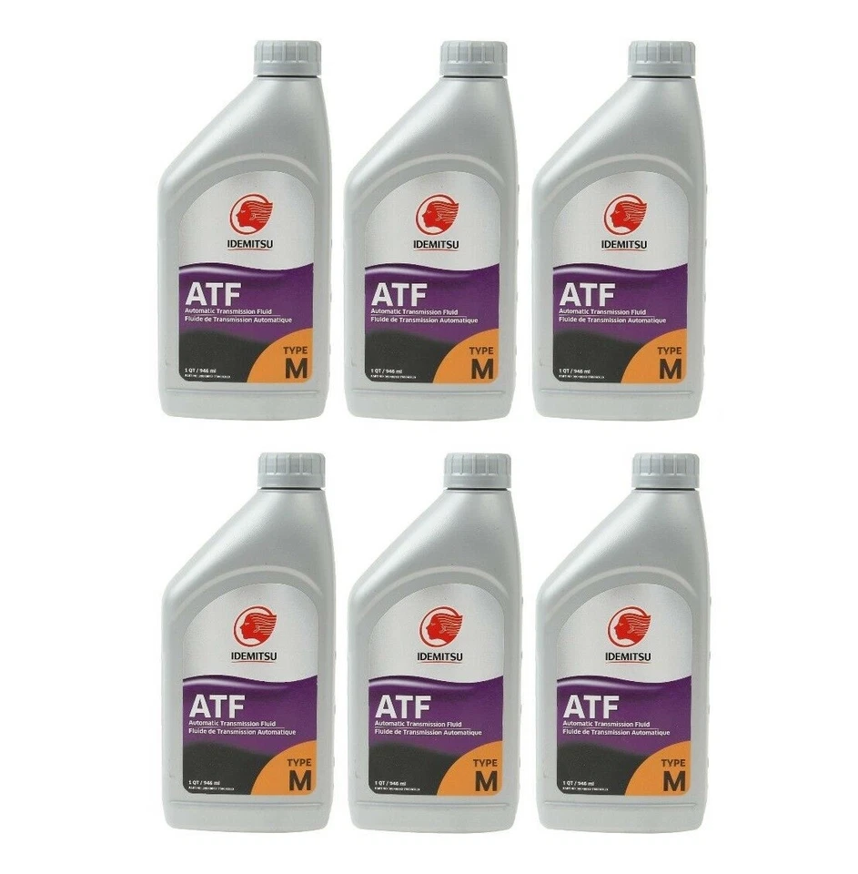 Set of 6 Quarts Auto Trans ATF Type M Oil Fluids Idemetsu for Ford Mazda Mercury - Image 1 of 1