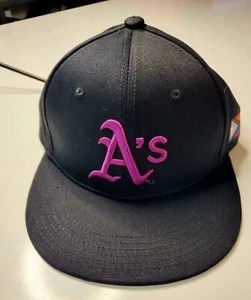 Oakland Athletics A's Black & Purple Snap Back Hat Gilead Pride Day SGA 2022 - Bild 1 von 8