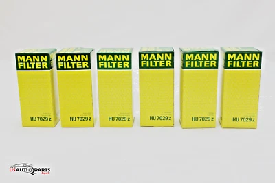 JUEGO DE 6 filtros de aceite MANN HU7029Z -Touareg Porsche Cayenne Panamera Audi A4 S4Q5  Foto 1 de 2