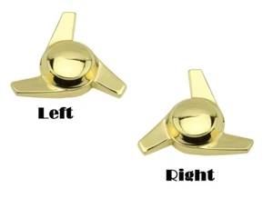 Bicycle Gold Knock Off 3/8" Axle 26T Left & Right Lowrider Cruiser Bikes - Picture 1 of 3