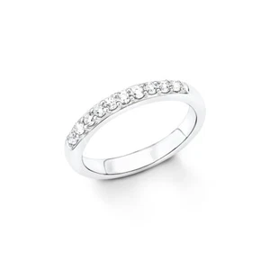 S.Oliver Jewel Women's Ring Silver Zirconia SO1232 NEW - Picture 1 of 2