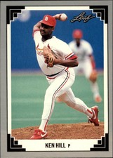 1991 Leaf St. Louis Cardinals Baseball Card #376 Ken Hill
