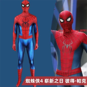 Spider-Man: Brand New Day Halloween Jumpsuit Suit Cosplay Peter Parker Bodysuit - Picture 1 of 26