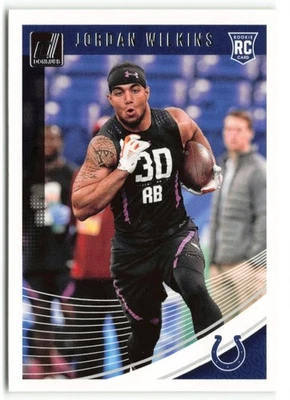 2018 Donruss Jordan Wilkins RC Indianapolis Colts #381 Rookie - Image 1 of 2