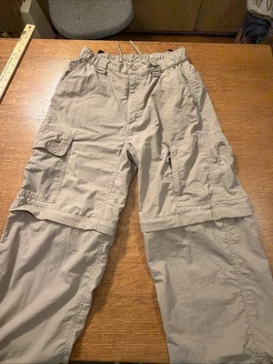 The North Face Nylon Convertible Pants Khaki Boys Large - Image 1 of 4