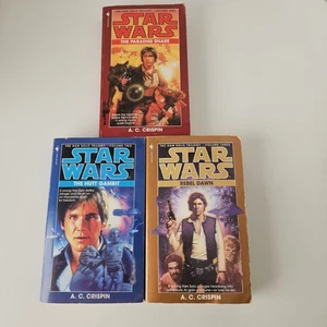 Star Wars: The Han Solo Trilogy Paperback Books 1-3 by A.C. Crispin 1997/1998 - Imagen 1 de 11