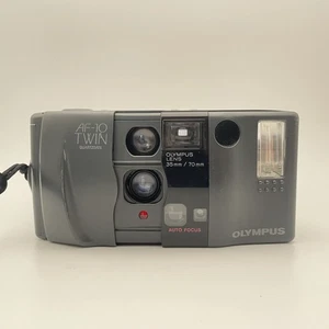 OLYMPUS AF-10 TWIN Quartz Date Point & Shoot Film Camera From Japan #15 - Picture 1 of 22