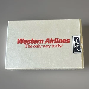 Vintage Western Airlines Playing Card Deck - Picture 1 of 7