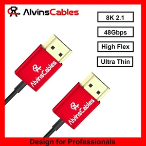Alvin's Cables 3ft Digital High-Speed 8K 2.1 Full HDMI Cable Ultra Thin Cable - Picture 1 of 15