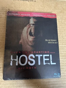 Hostel Limited Edition Reg Free Blu-ray Steelbook NEW & SEALED Eli Roth Import - Imagen 1 de 4