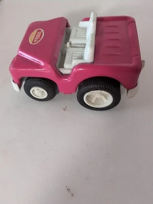 Mini Jeep Juguete Vintage Tonka Acero Prensado Rosa Hecho en Japón Años 70  Foto 1 de 4