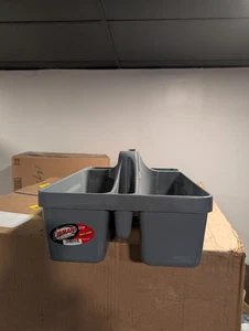 Lipman Commercial Grade Maid Caddy with 5 Compartment, Gray Heavy Duty Caddi - Picture 1 of 4