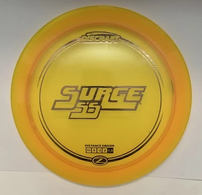 Discraft Z Surge SS Distance Driver light orange 176 Grams - Image 1 of 4
