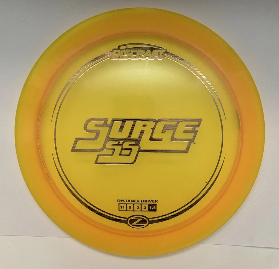 Discraft Z Surge SS Distance Driver light orange 176 Grams - Image 1 of 4