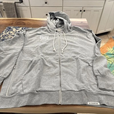 PARA HOMBRES Nike NBA Golden State Warriors Cremallera Completa Sudadera con Capucha GIMNASIO GRIS 2XL XXL NUEVO Foto 1 de 4