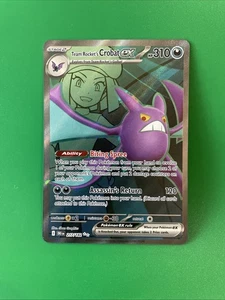 Pokemon TCG Team Rocket's Crobat EX SR 217/182 SV10 Destined Rivals - Picture 1 of 3