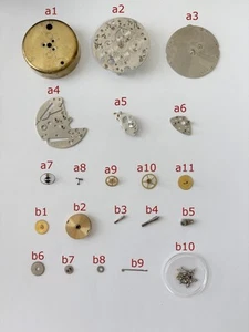 Jaeger LeCoultre Cal 245 Uhrwerk Teil Unruh Gabel Lauf Rad Platten - Bild 1 von 8