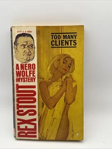 Too Many Clients Mass Market Paperbound Rex Stout - Picture 1 of 13