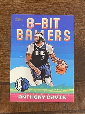 2025-26 Topps Anthony Davis #8B-5 8 位球手湖人小牛队 — 第 1/2 张图片