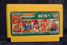 F1 RACE 92IN1 - Famiclone Pegasus cartridge 8 bit Famicom 60 pin Nes Game Dendy